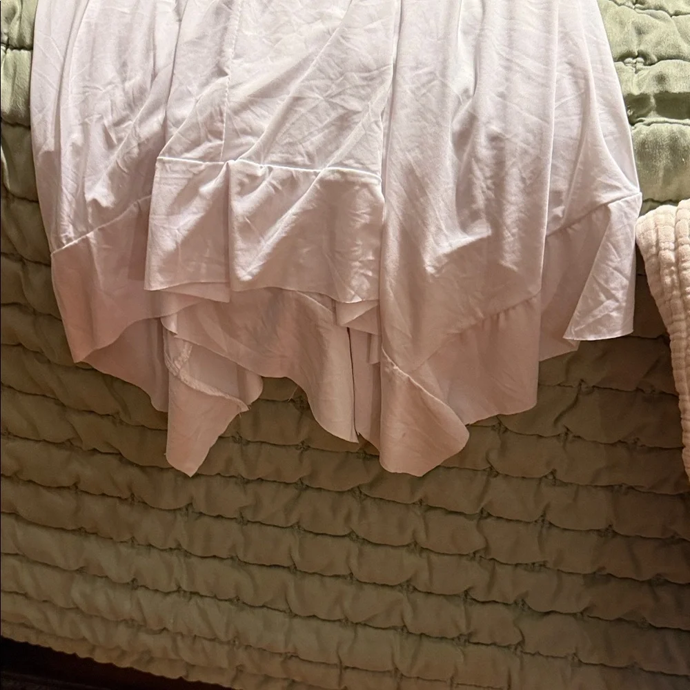 Chic White High-Low Dress - Picture 5 of 7